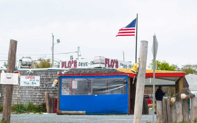 Flo's Clam Shack, seafood, restaurant, Rhode Island, seafood restaurant, flo's drive in, Portsmouth