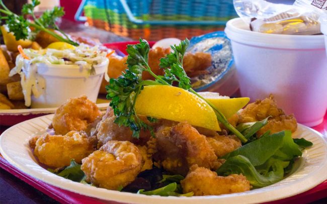 Flo's Clam Shack, seafood, restaurant, Rhode Island, seafood restaurant, seafood platter